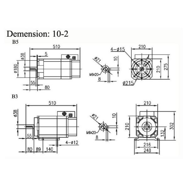 35Nm high frequency Spindle Servo Motor , cnc router spindle motor high speed