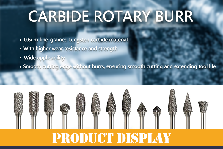 High Performance Sharp Edged Precision Type G Carbide Rotary Burr for Intricate Metalwork