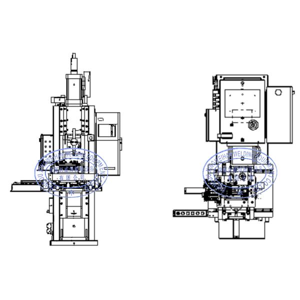Point Resistance Welders Automatic Projection Bolt Spot Welding Machine For Steel