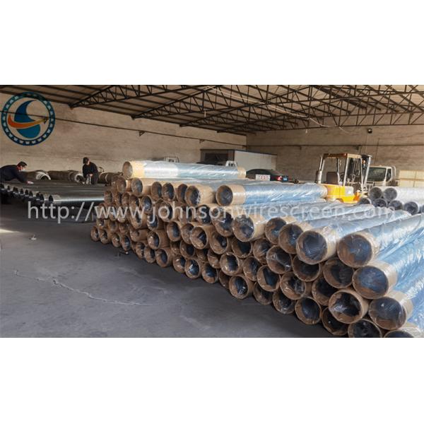 Low Carbon Galvanized Johnson Wire Wrapped Screen Pipe For Water Wells