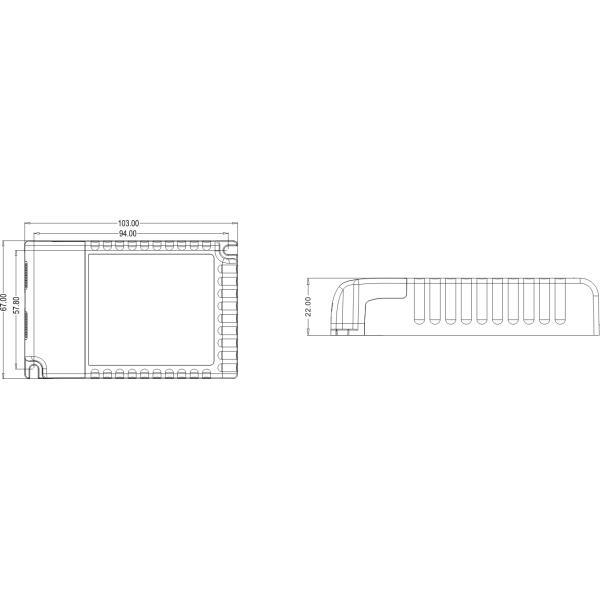 1-10V Dimmable LED Driver 250 – 700mA , High Efficiency LED Dimming Driver