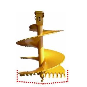 China Double Start Single Flight Conical Rock Auger on sale