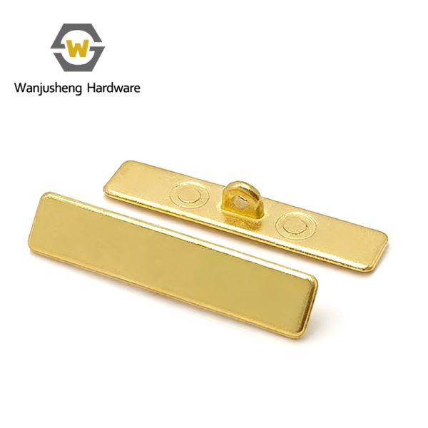 Hardware Sofa Button Rectangular Pendant Throw Pillow Decorative Buckle Golden Sofa and Bedhead Upholstered Buckle