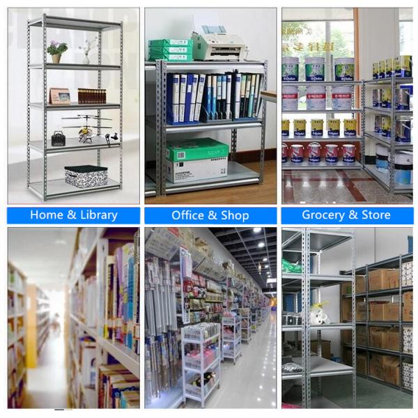 Practical Stacking Rack Durable 5 Tiers Boltless Storage Racking for Light Duty Needs