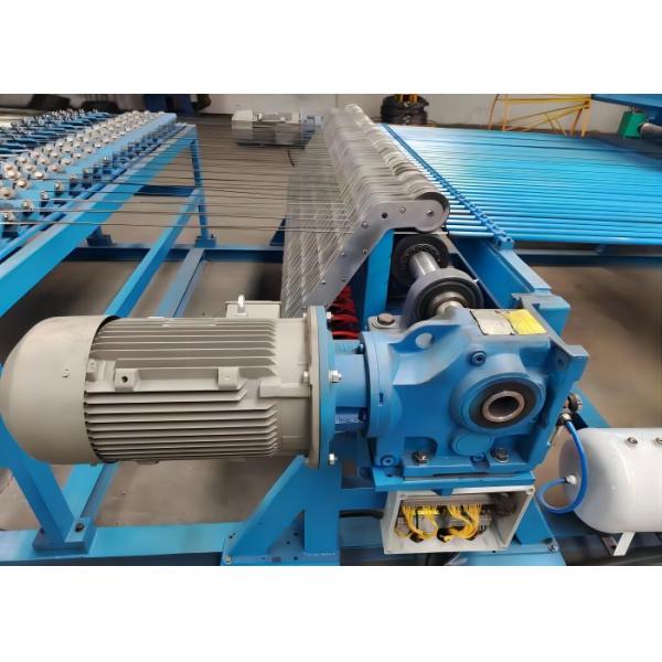 Siemens PLC Servo Motor 3-6mm Wire Mesh Panel Machine 7.5kw Full Automatic