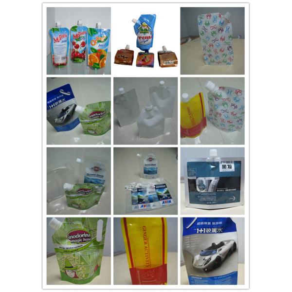 150ml Silver Aluminum Foil Flat Spout Pouch Packaging For Wine Packaging