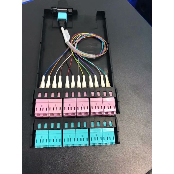 2U 288 Cores MTP MPO -LC Patch panel ODF Chassis enclosure Sliding type for 24 Cassettes
