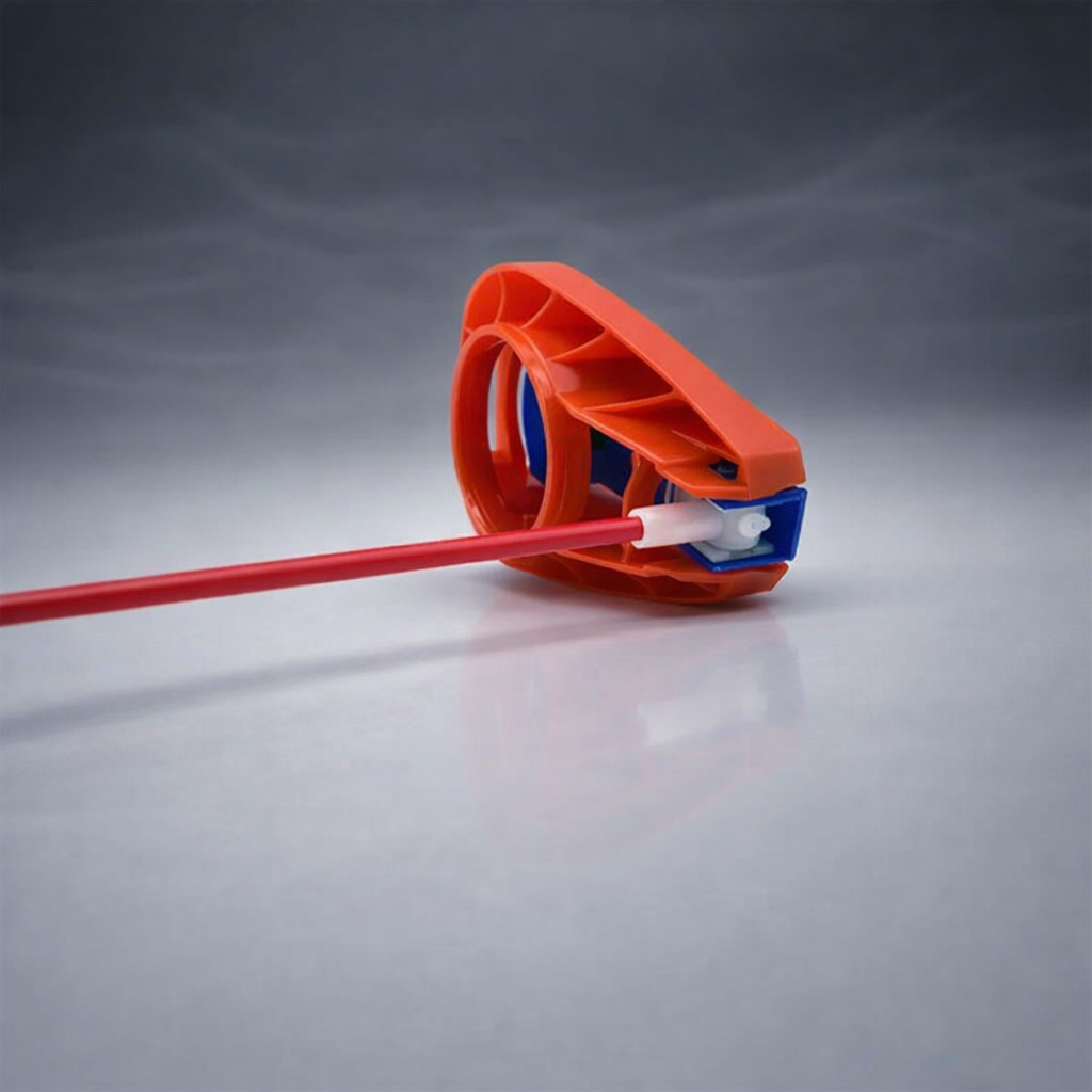 Compact Fold-Down Trigger Actuator in open position ready for use