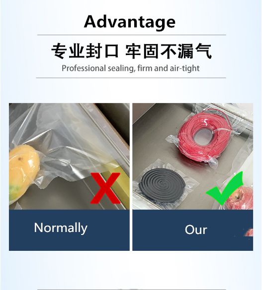 Pouch Packaging Automatic Double Chamber Aluminum Foil Vacuum Sealer Machine Advantage