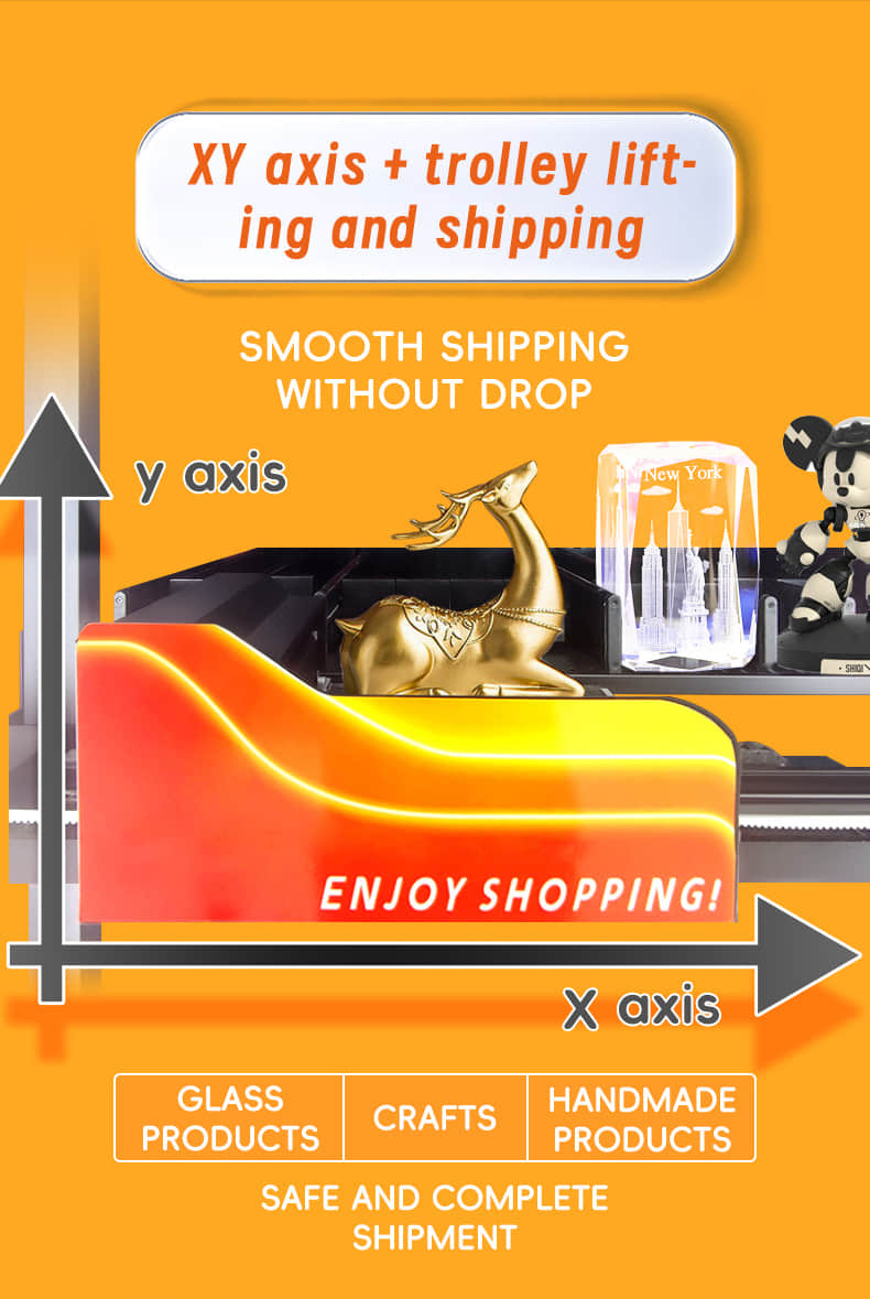 Automatic Blind Box Vending Machine with Elevator Pickup System, Customizable Display Cabinet and Smart Management Platform for Unmanned Retail
