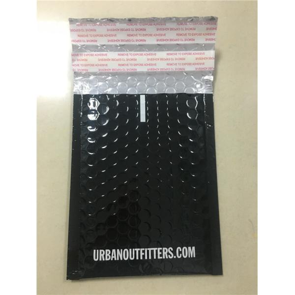 Waterproof Printed Black Metallic Shipping Envelopes , 180x165 #CD-DCD Custom Bubble Mailers