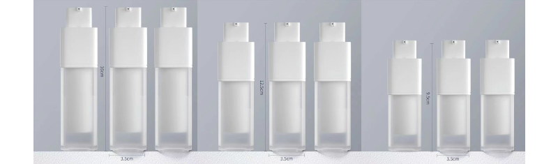Rotating Airless Pump Bottle with Different Capacity 15ml 30ml 50ml for Superior Product Preservation