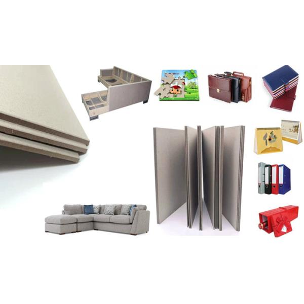 Solid 2mm-5mm Thickness Grey Chipboard Paper For Making Sofa Liner