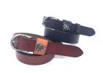 Durable Women's Genuine Leather Belts With Single Prong Alloy Buckle 1”( 2.2CM )