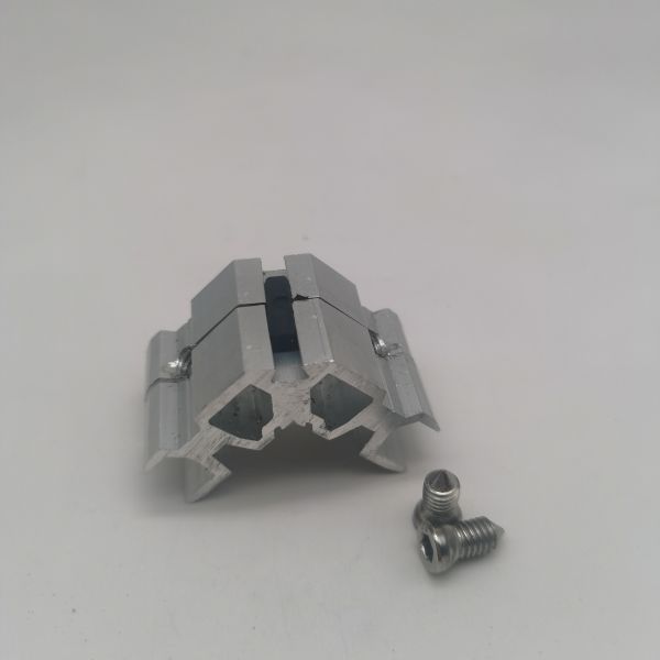 Customizable Height 6063-T5 Primary Aluminum Sandblasted Surface Window Corner Connector for Doors and Windows