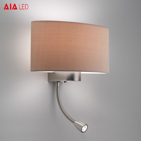 Adjustable headboard wall light & Interior led reading wall lamp bed reading light for luxury hotels