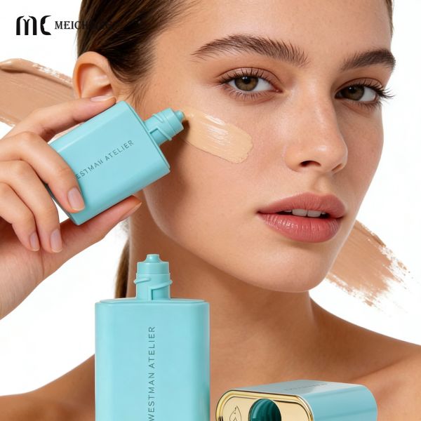 30g 50g Medical Grade PE Leak-Proof BPA-Free PCR Cosmetic Squeeze Bottle for Sunscreen & Foundation