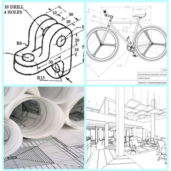 36 Inch × 150m 80gsm Plotter Paper Roll For Canon Printer Good Print Performance