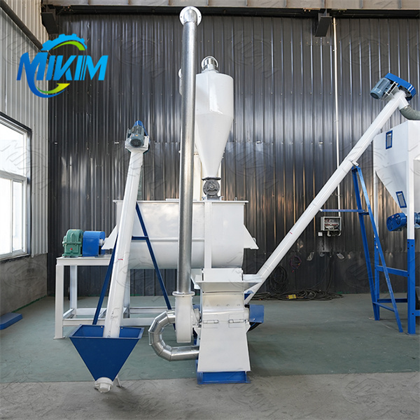Duck feed pellet production line