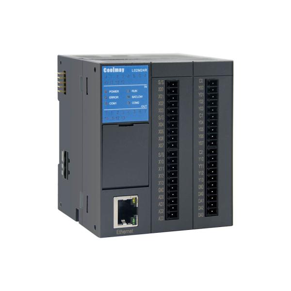 Flash ROM PLC Logic Controller Flexible 12DI 12DO 4AI 4AO High Speed Pulse Control