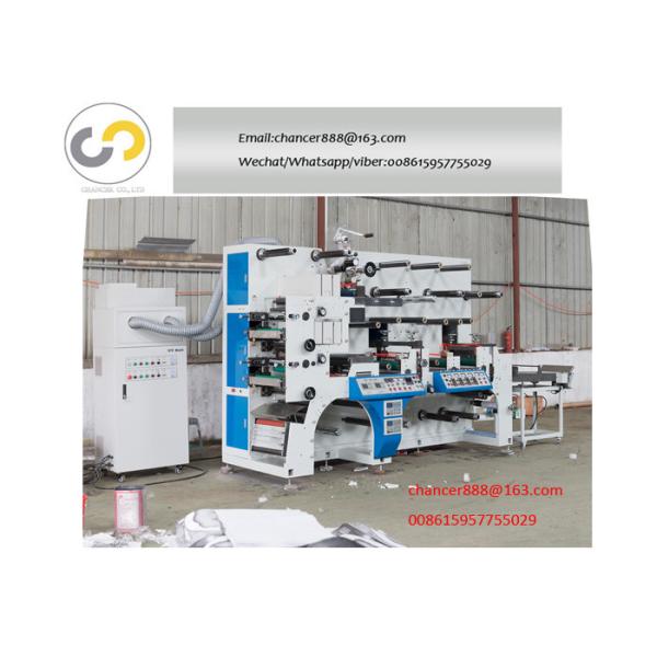 Automatic multifuctional label flexo printing machine with 2 set die cutting station