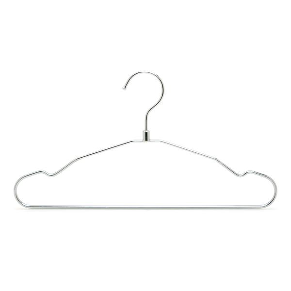Space Saving Light Weight Coat&Suite Compact Chrome Wire Hangers