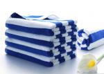 100% Cotton Blue & White Color Hotel Stripe Beach Towel With 80*160CM