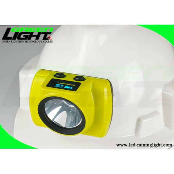 18000lux Led Cordless Mining Light Anti Drop And No Shell Cracking Yellow Color