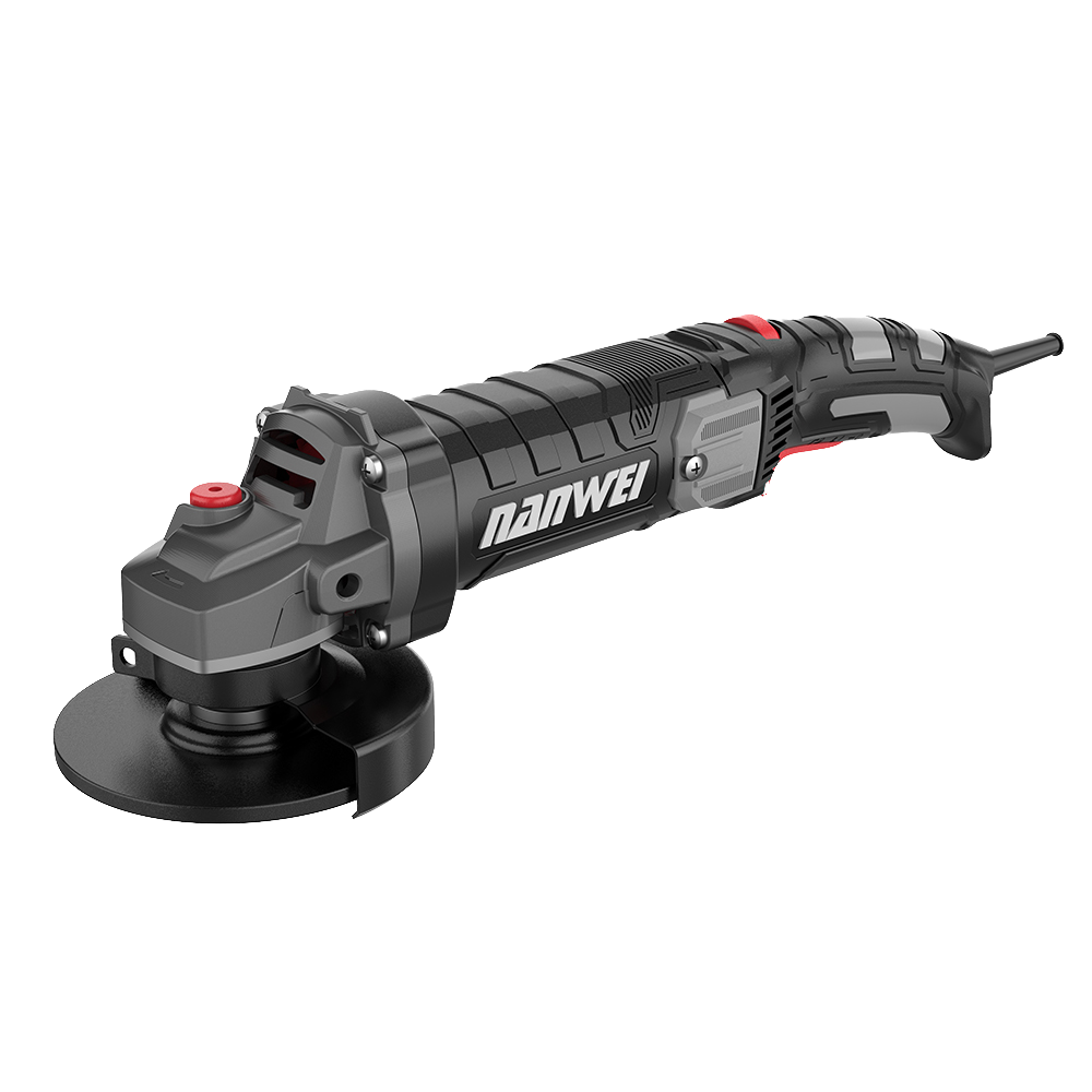 High Performance 21V Cordless Angle Grinder with Brushed Motor and Long Handle for Efficient Cutting