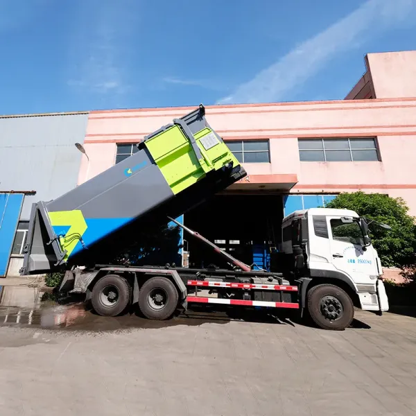 6 Ton 15000L Mobile Garbage Compactor &amp; Heavy Duty Solid Waste Collection machine