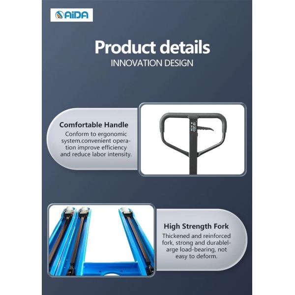 Manual Hand Pallet Truck 685mm Fork Width