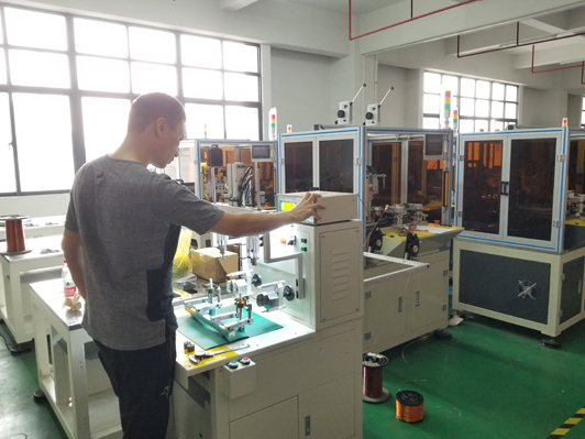 Double Station Stator Winding Machine For Out Runner Single Phase 3 Phase Fan Motor