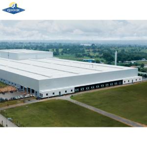 China Industrial Light Gauge Steel Structure Workshop With 20 Ton Crane on sale