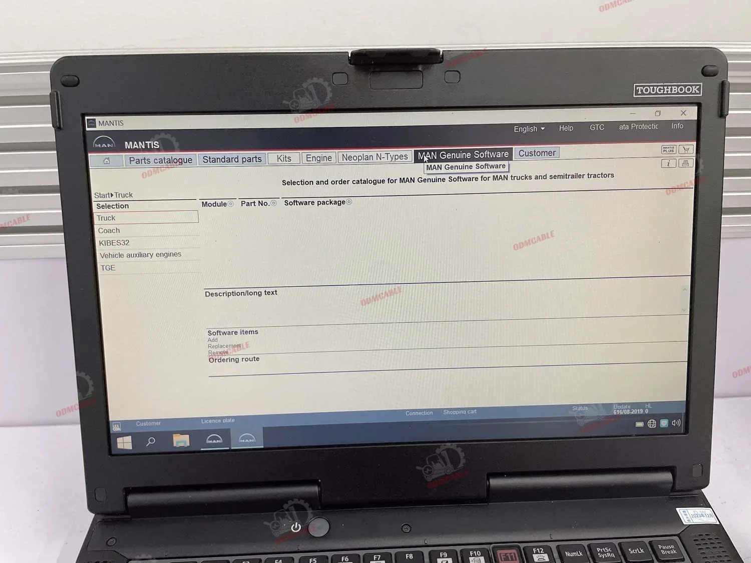 For M-A-N DIAGNOSTIC TOOL TRUCK DIAGNOSTIC INTERFACE Parameter Programming Device WLAN Calibration Monitoring