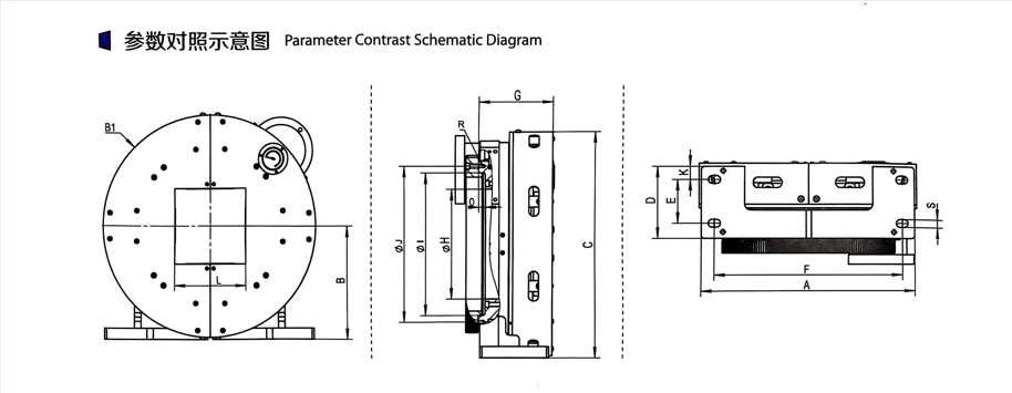 Lingman High-Efficiency Pneumatic Chuck Double-Action For Laser Cutting Equipment Specifically For Lathes