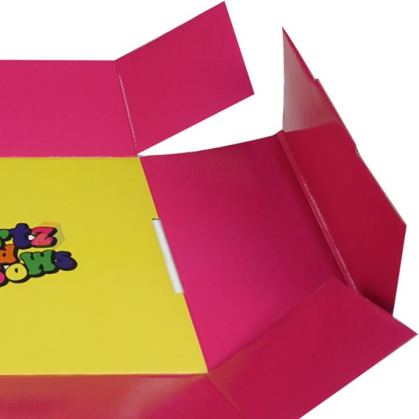 Custom Logo Printed Corrugated Cosmetic Box Eco-Friendly Book Shape Box for Shipping