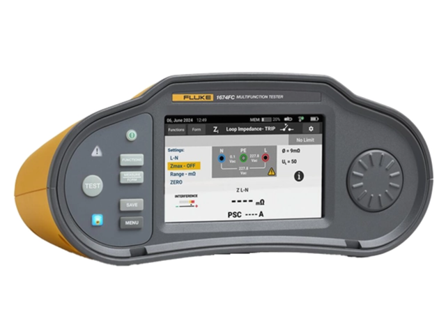 Fluke 1674FC Multifunctional Installation Tester