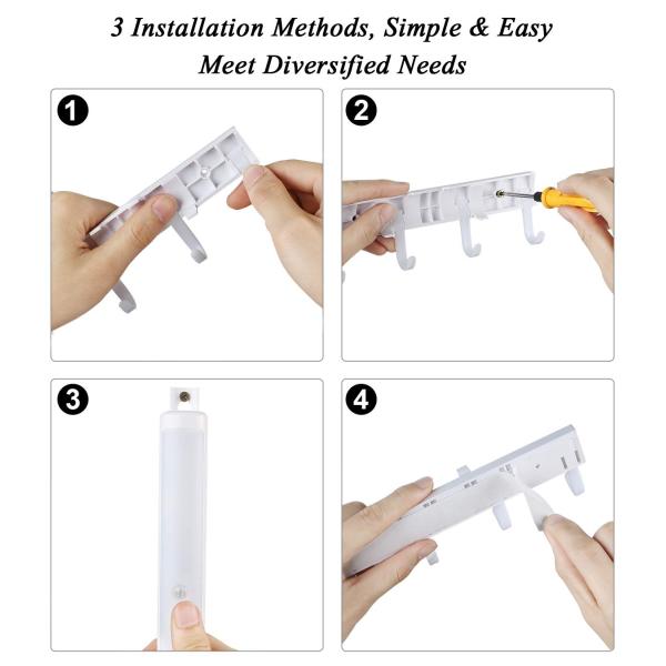 LED Under Cabinet Light, Portable LED Flashlight Night Light with Adhesive Hooks, Motion Sensor Closet Lights Battery 1-year EMC