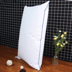 Quality Anti Static Double Adjustable Soft Hotel Pillows Cotton Filled Pillows for sale