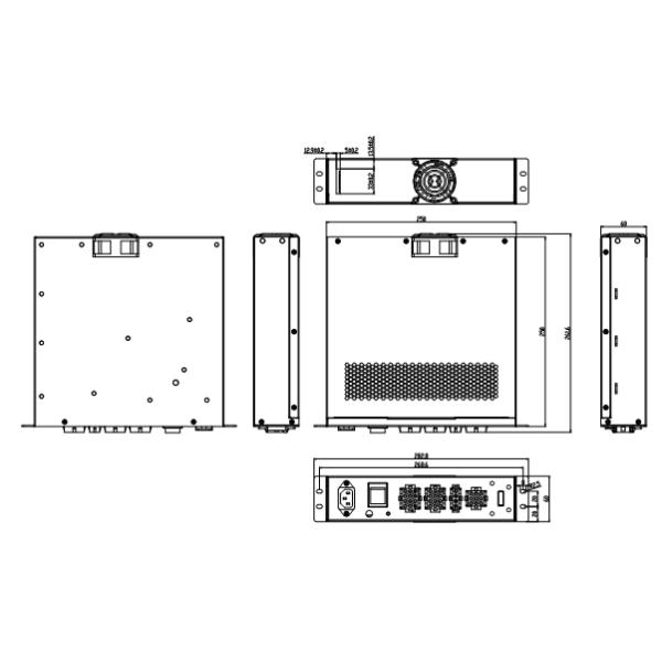 Durable Server Power Supply Industrial Energy Saving Environmentally Friendly
