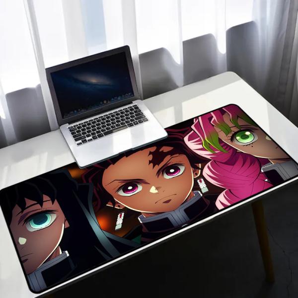 Customized Natural Rubber Portable Anime Desk Mouse Mat for Gaming Rectangular Shape