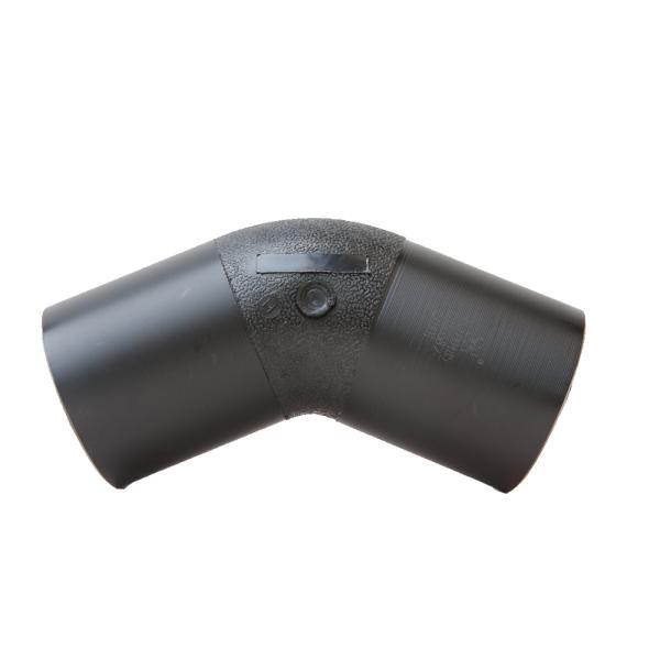 Plastic Butt Fusion Hdpe 45 Degree Elbow DN 20