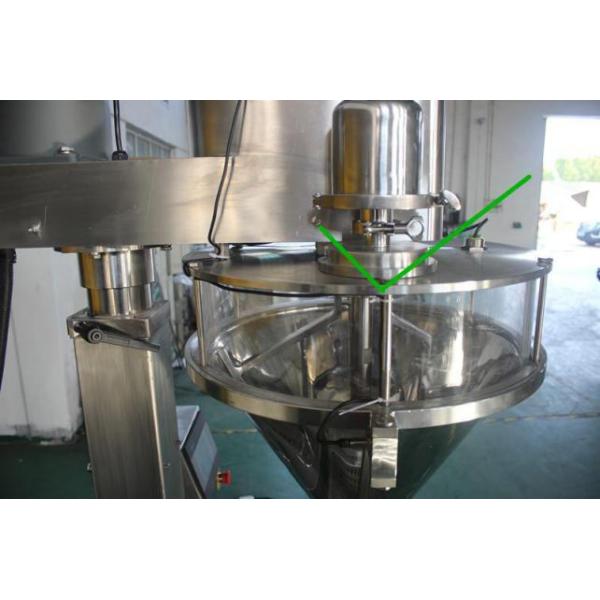 Coffee / Milk Rotary Powder Filling Machine Spice Multi Language Interface