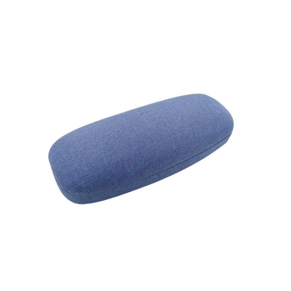 Multi Color Linen Shell Hard Optical Case PU Metal Eyeglass Case