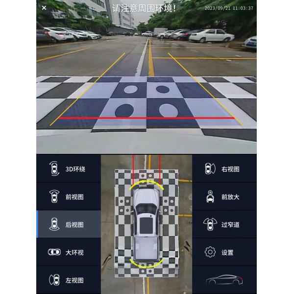 Safety 360 Panoramic Camera For Car Ford SYNC4 Car Surround Camera System