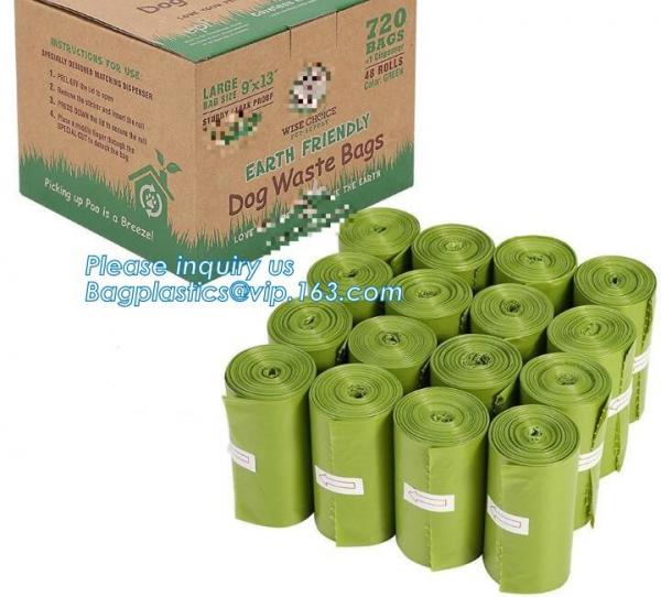 Pet product house shape dog waste bags with dispenser and leash clip, Pet Waste Bag Removal Disposal Heavy Duty Earth Fr