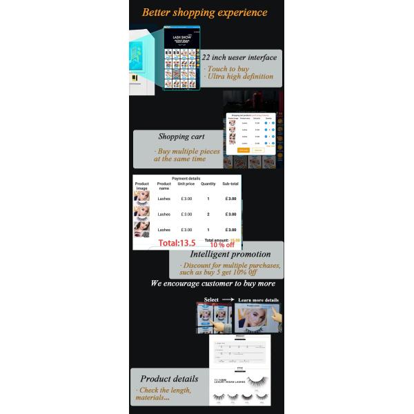 Easy Operate Mini 24 Hours Lipstick Vending Machine With LED Light