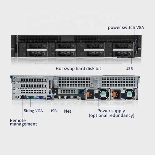 Intel Xeon 4214R Processor Enterprise 2U Rack EMC Server R740XD for Storage Solutions