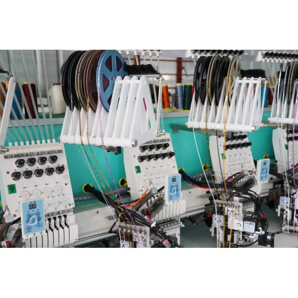 4 Sequins Embroidery Machine 9 Needles Computerized Industrial Embroidery Machine