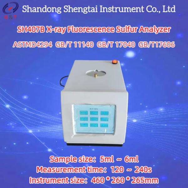 X-Ray Fluorescence Sulfur Analyzer SH407B for Petroleum 5ml Sample